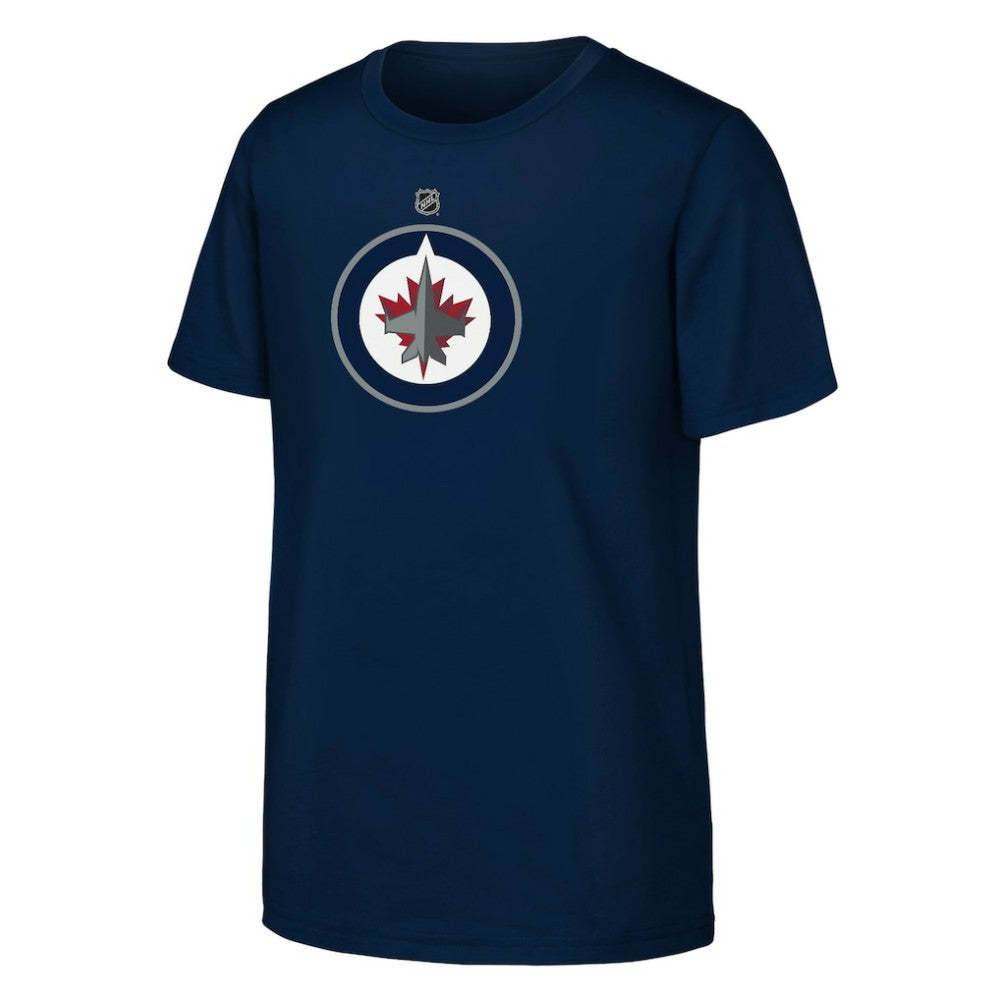 Winnipeg Jets Youth Primary Logo T-Shirt - Navy - NHL 201535362
