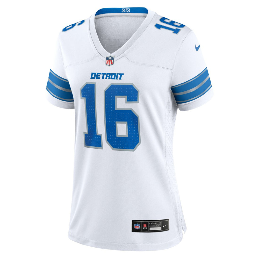 Nike Jared Goff Detroit Lions Women's Game Jersey White