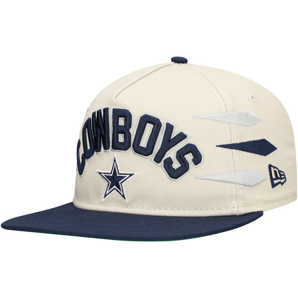 Dallas Cowboys New Era Athletic Golfer Adjustable Hat Stone/Navy