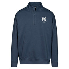 New York Yankees Levelwear Murray Core Logo Quarter-Zip Pullover Top - Navy - MLB Sale