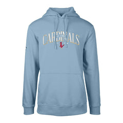 St. Louis Cardinals Levelwear Cooperstown Collection Podium Retro Spellout Pullover Hoodie - Light Blue - MLB Sale