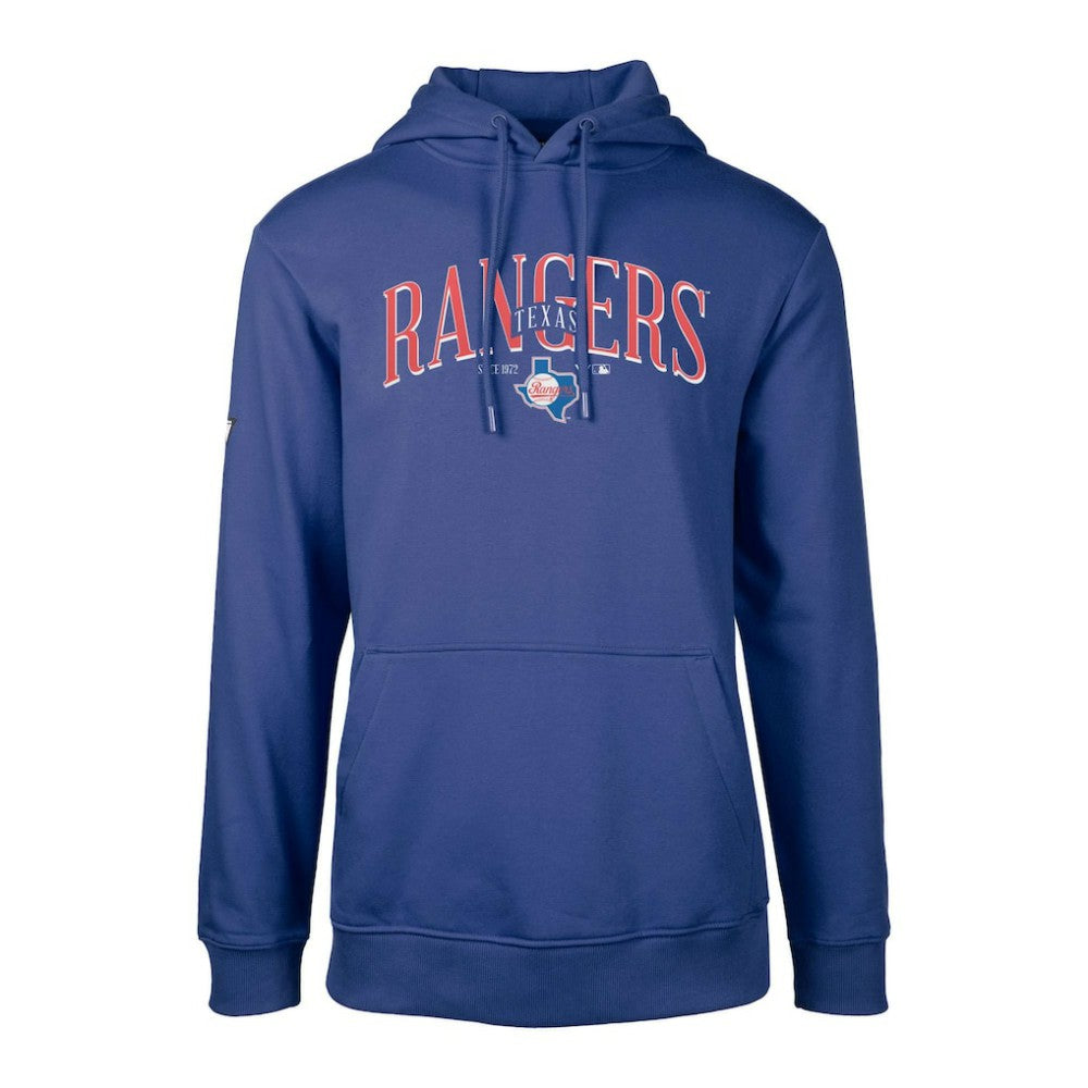 Texas Rangers Levelwear Cooperstown Collection Podium Retro Spellout Pullover Hoodie - Royal - MLB Sale