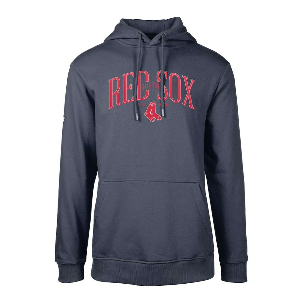 Boston Red Sox Levelwear Cooperstown Collection Podium Retro Spellout Pullover Hoodie - Navy - MLB on Sale