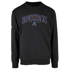 Arizona Diamondbacks Levelwear Zane Cooperstown Collection Retro Spellout Pullover Sweatshirt - Black - MLB Sale