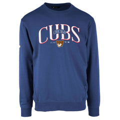 Chicago Cubs Levelwear Zane Cooperstown Collection Retro Spellout Pullover Sweatshirt - Royal - MLB Sale