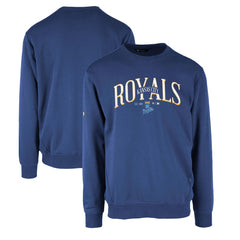 Kansas City Royals Levelwear Zane Cooperstown Collection Retro Spellout Pullover Sweatshirt - Royal - MLB Online