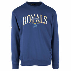 Kansas City Royals Levelwear Zane Cooperstown Collection Retro Spellout Pullover Sweatshirt - Royal - MLB Online
