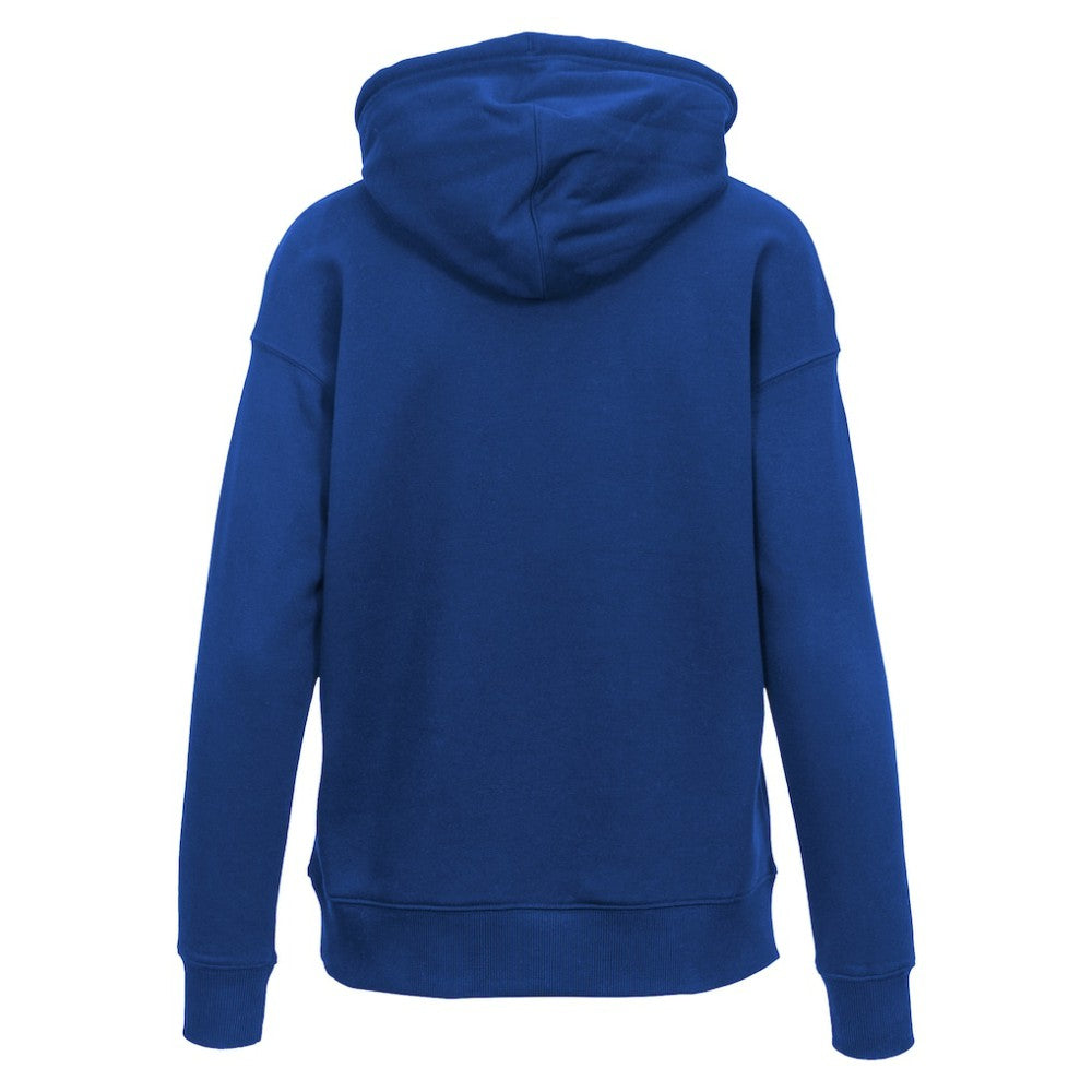 Atlanta Braves Levelwear Women's Adorn Cooperstown Collection Retro Spellout Pullover Hoodie - Royal - MLB Online