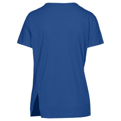 Texas Rangers Levelwear Women's Influx Cooperstown Core Logo T-Shirt - Royal - MLB on Sale