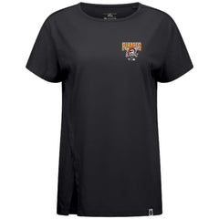 Pittsburgh Pirates Levelwear Women's Influx Cooperstown Core Logo T-Shirt - Black - MLB Online