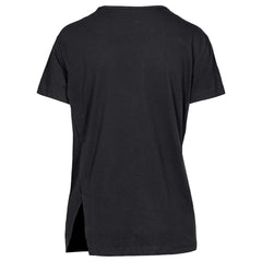 Pittsburgh Pirates Levelwear Women's Influx Cooperstown Core Logo T-Shirt - Black - MLB Online