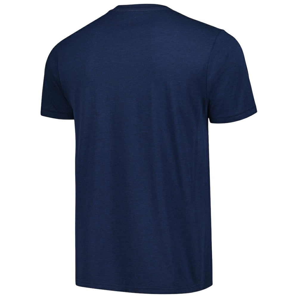 Seattle Mariners Homage Hand-Drawn Logo Tri-Blend T-Shirt - Navy - MLB on Sale