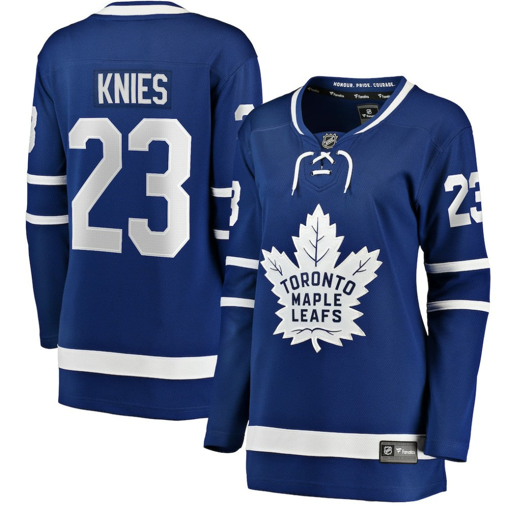 Matthew Knies Toronto Maple Leafs Fanatics Women's Home Breakaway Jersey - Blue - NHL 201540904