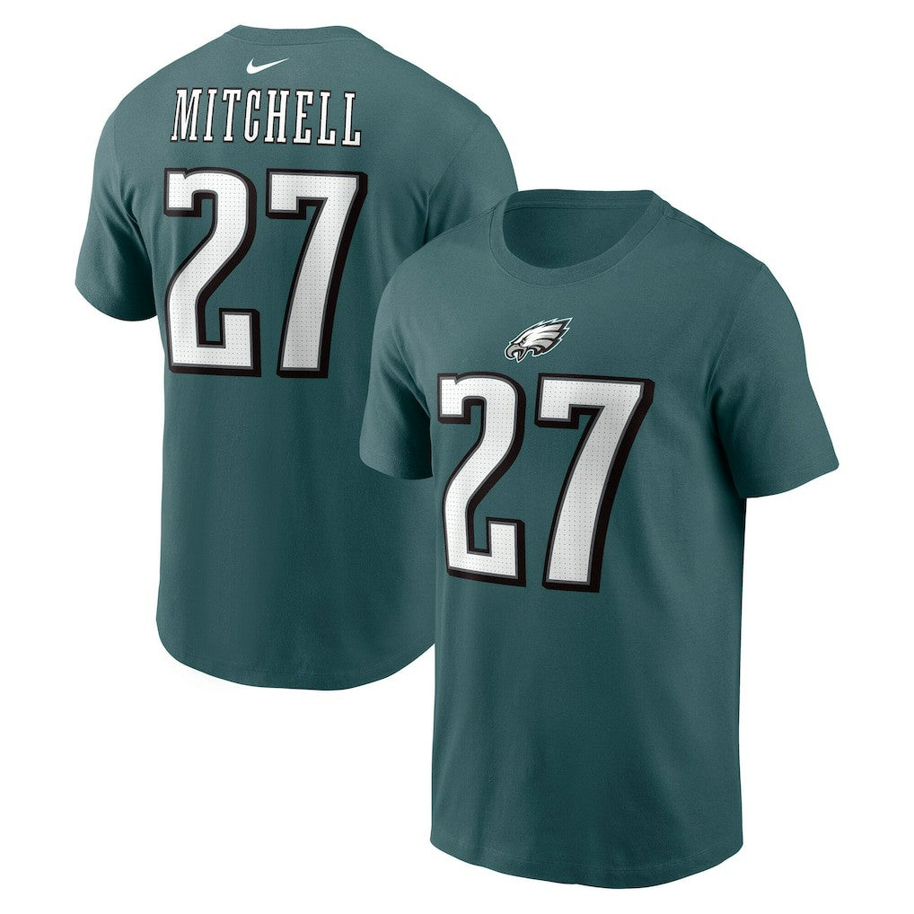 Nike Quinyon Mitchell Philadelphia Eagles Name & Number T-Shirt Green