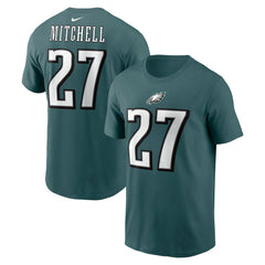Nike Quinyon Mitchell Philadelphia Eagles Name & Number T-Shirt Green