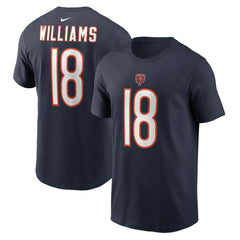 Nike Caleb Williams Chicago Bears Name & Number T-Shirt Navy