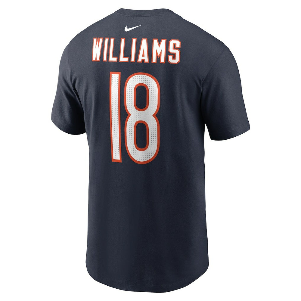 Nike Caleb Williams Chicago Bears Name & Number T-Shirt Navy