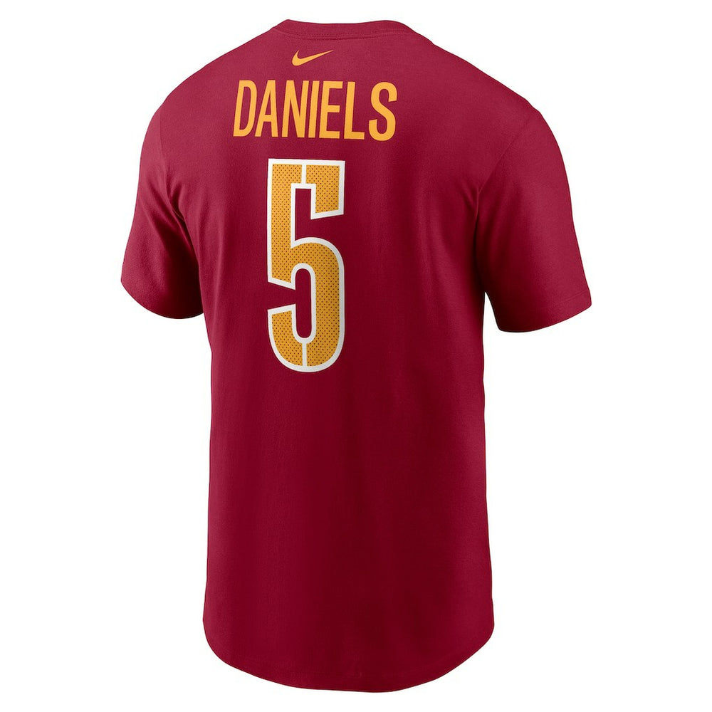 Nike Jayden Daniels Washington Commanders Name & Number T-Shirt Burgundy