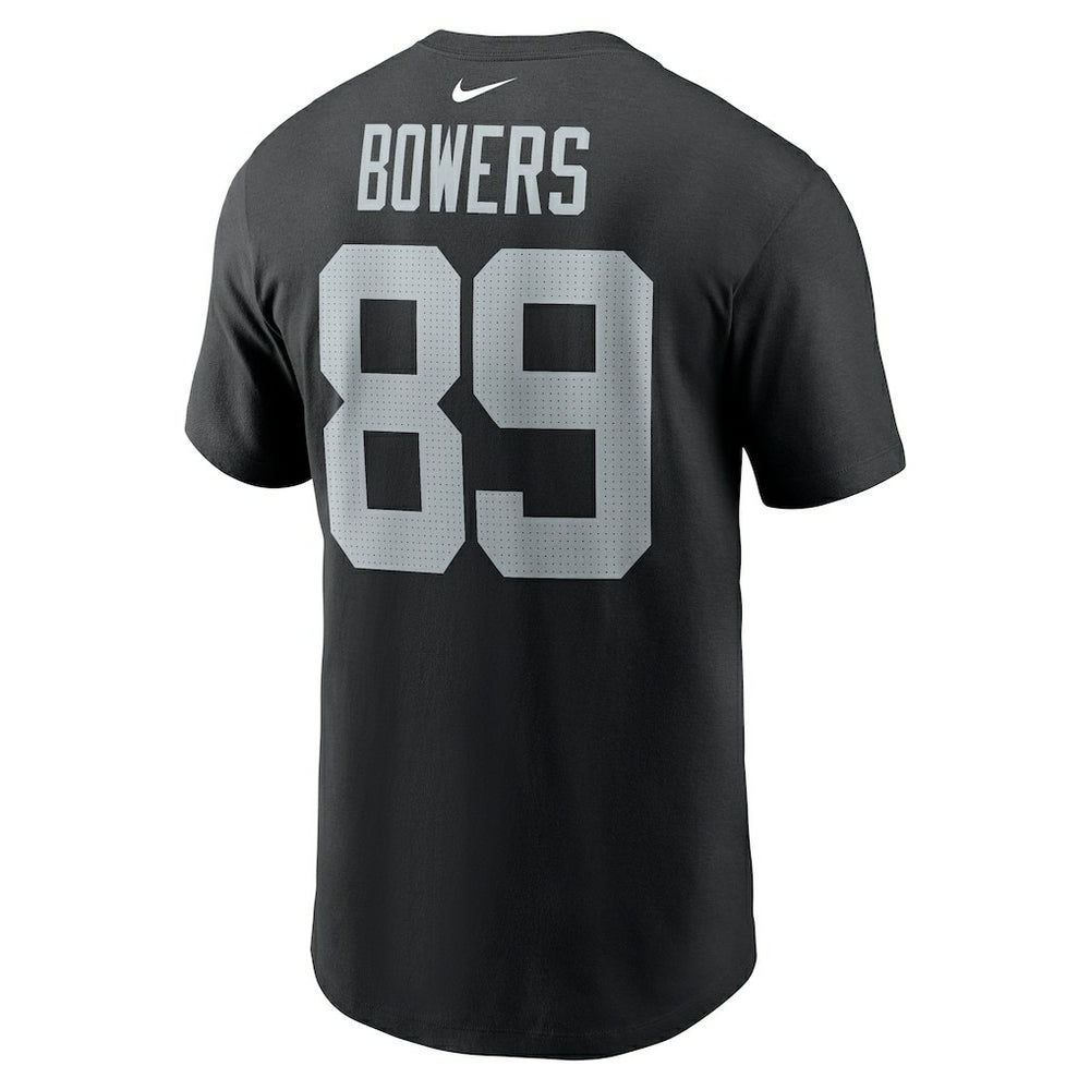 Nike Brock Bowers Las Vegas Raiders Name & Number T-Shirt Black