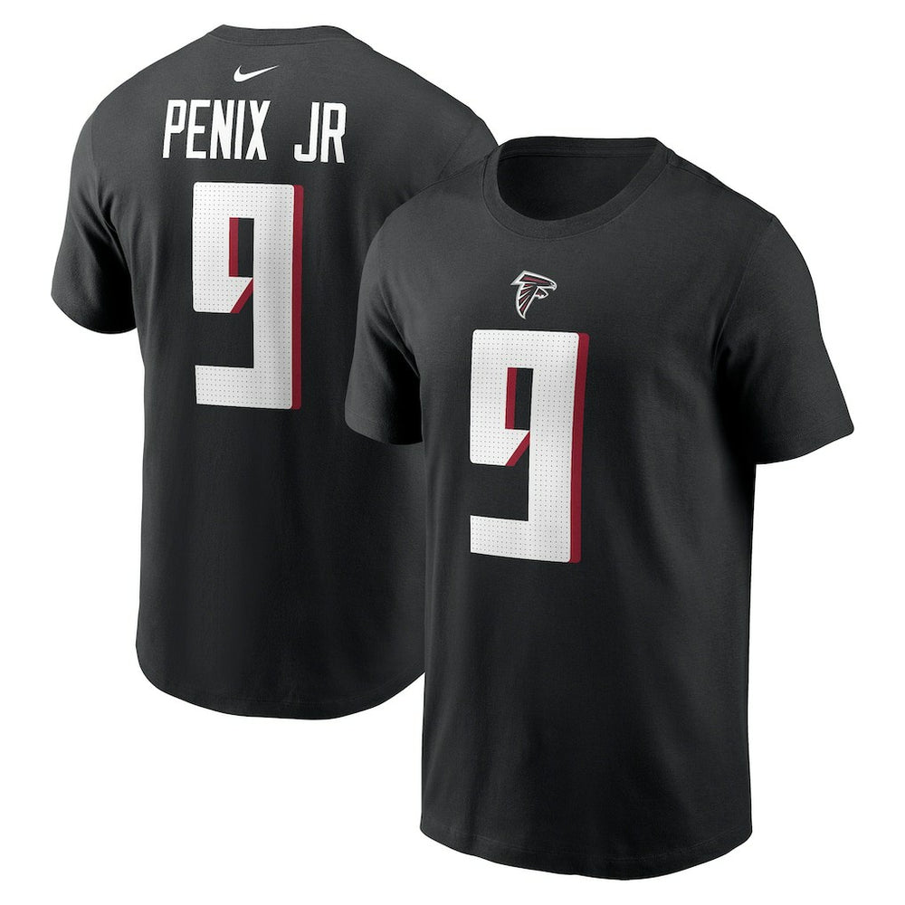 Nike Michael Penix Jr. Atlanta Falcons Name & Number T-Shirt Black