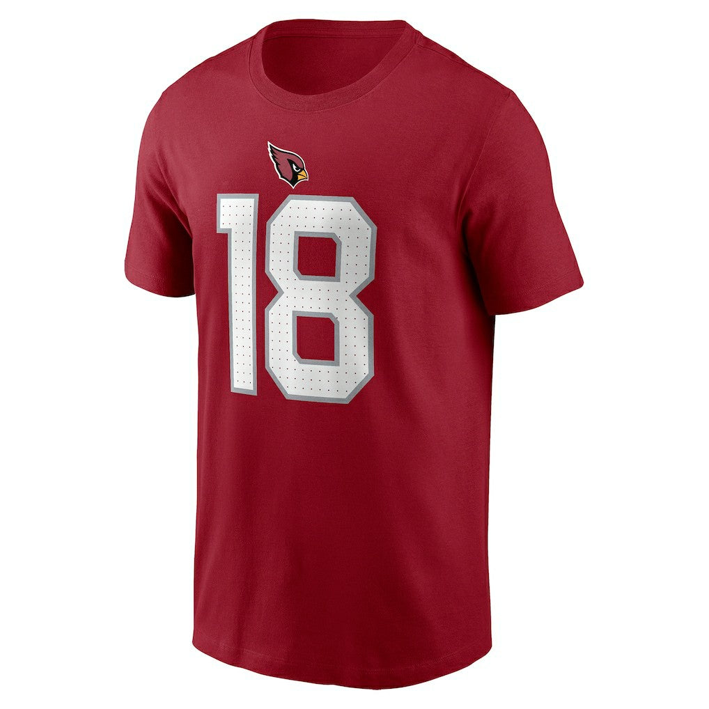 Nike Marvin Harrison Jr. Arizona Cardinals Name & Number T-Shirt Cardinal