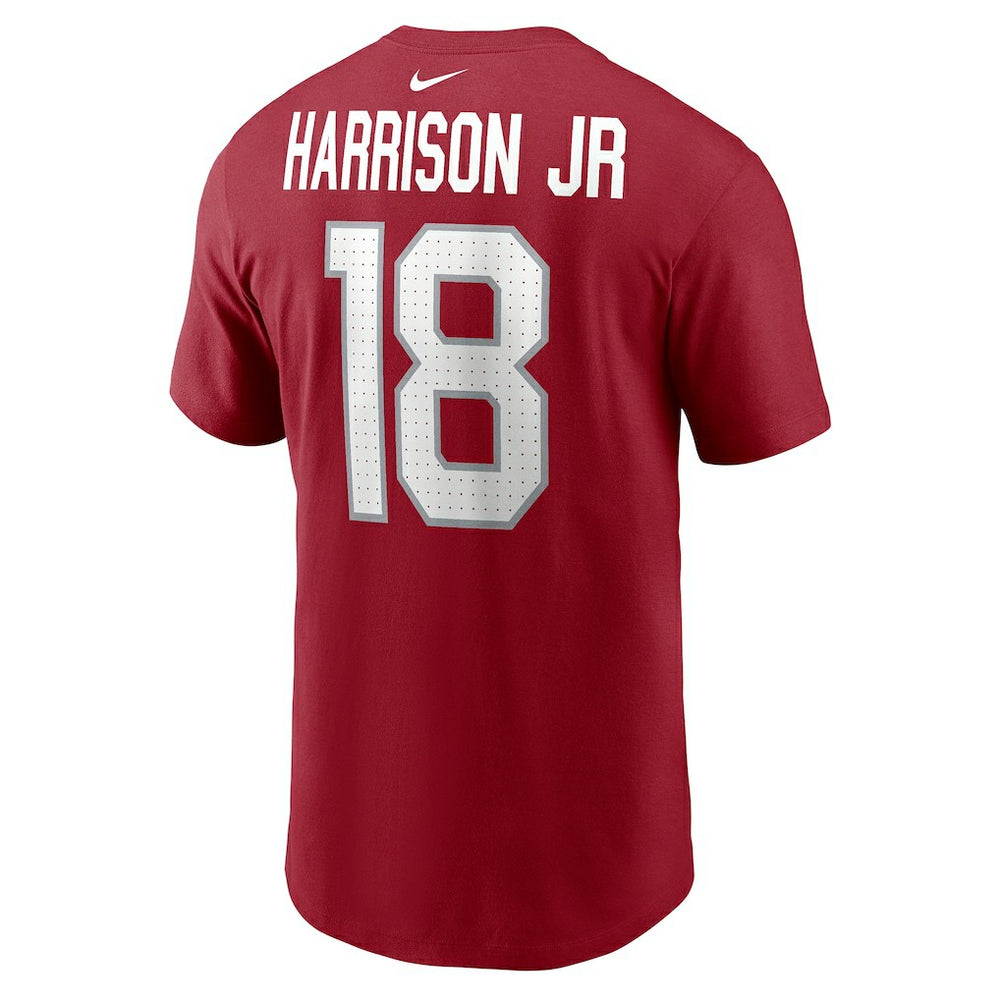 Nike Marvin Harrison Jr. Arizona Cardinals Name & Number T-Shirt Cardinal