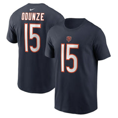 Nike Rome Odunze Chicago Bears Name & Number T-Shirt Navy