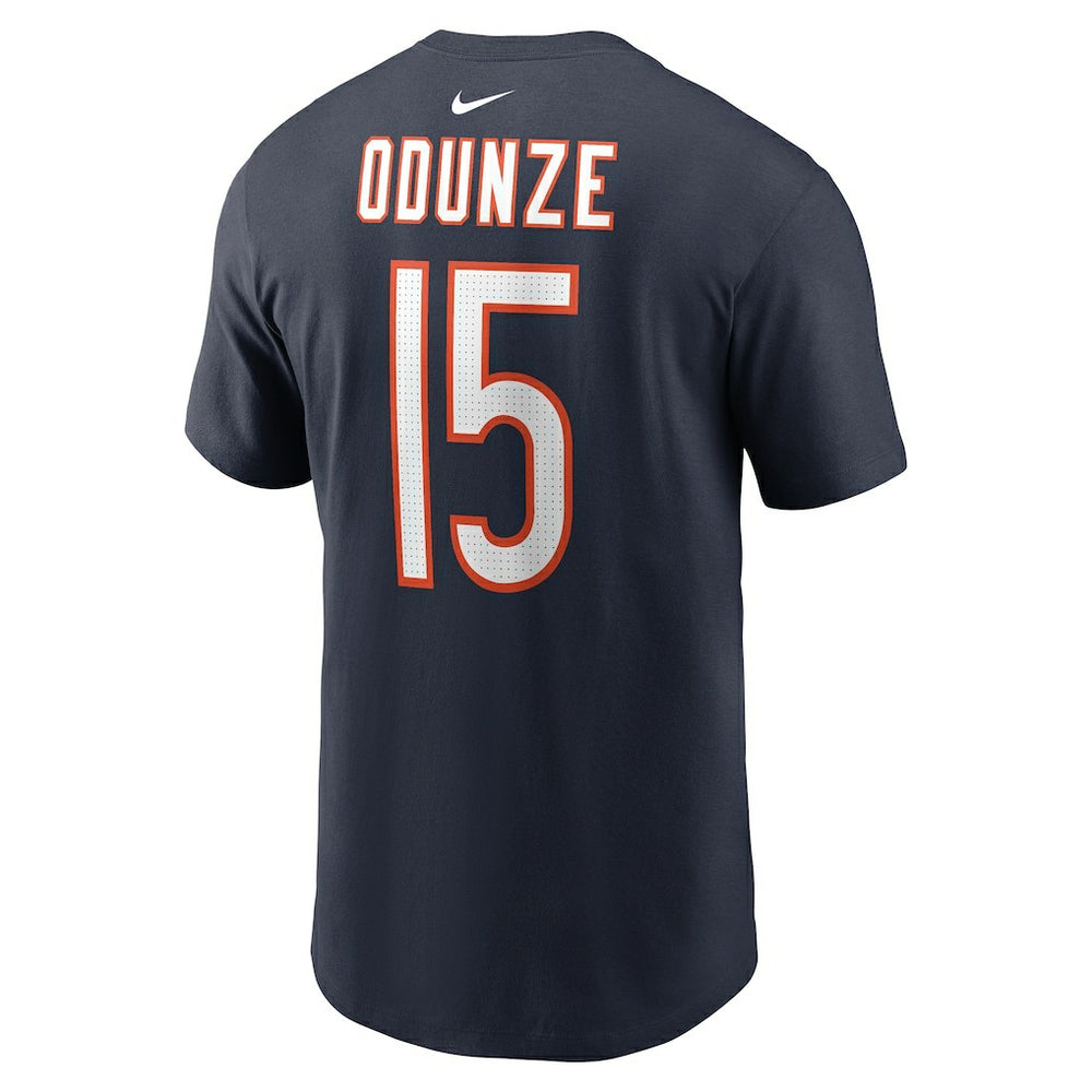 Nike Rome Odunze Chicago Bears Name & Number T-Shirt Navy