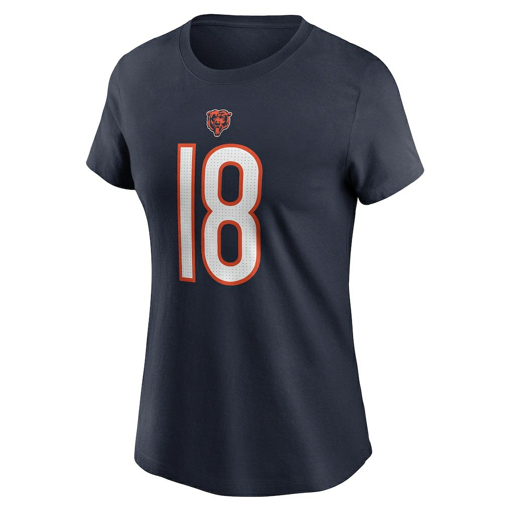 Nike Caleb Williams Chicago Bears Women's Name & Number T-Shirt Navy