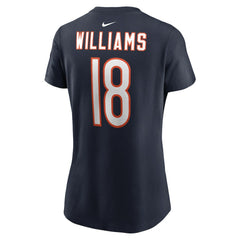 Nike Caleb Williams Chicago Bears Women's Name & Number T-Shirt Navy