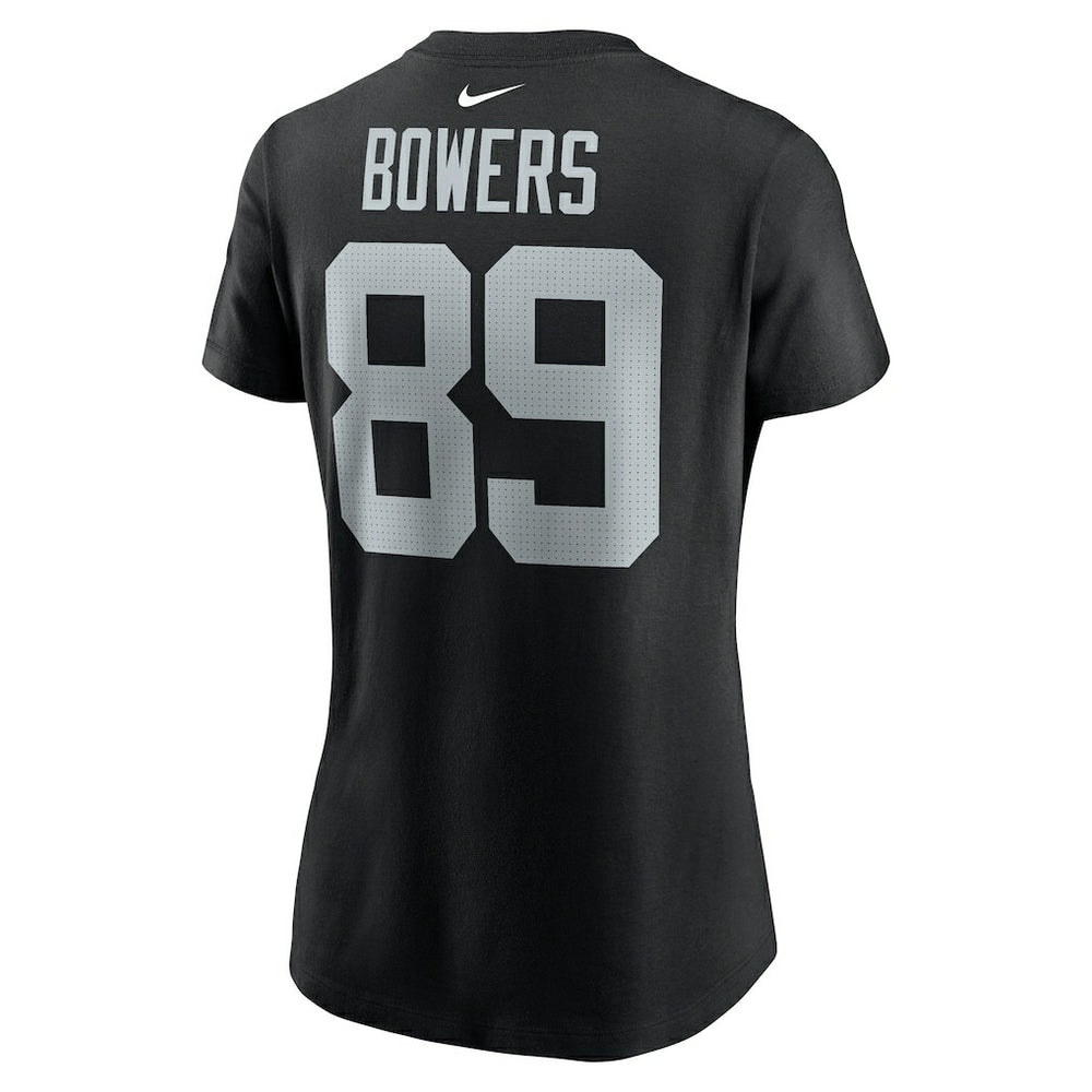 Nike Brock Bowers Las Vegas Raiders Women's Player Name & Number T-Shirt Black