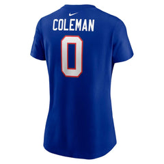 Nike Keon Coleman Buffalo Bills Women's Player Name & Number T-Shirt Royal
