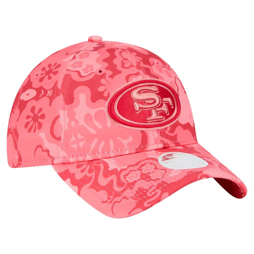 San Francisco 49ers New Era Women's Trippy 9TWENTY Adjustable Hat Scarlet