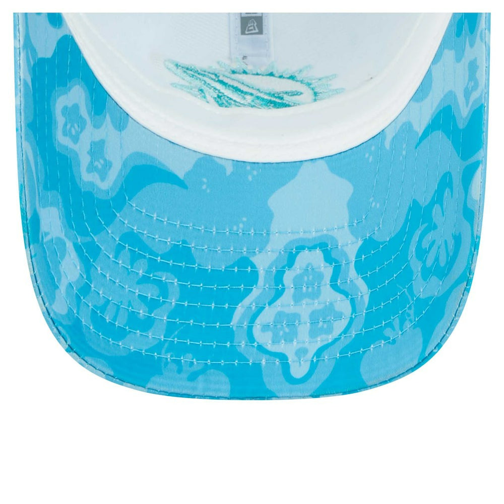 Miami Dolphins New Era Women's Trippy 9TWENTY Adjustable Hat Aqua