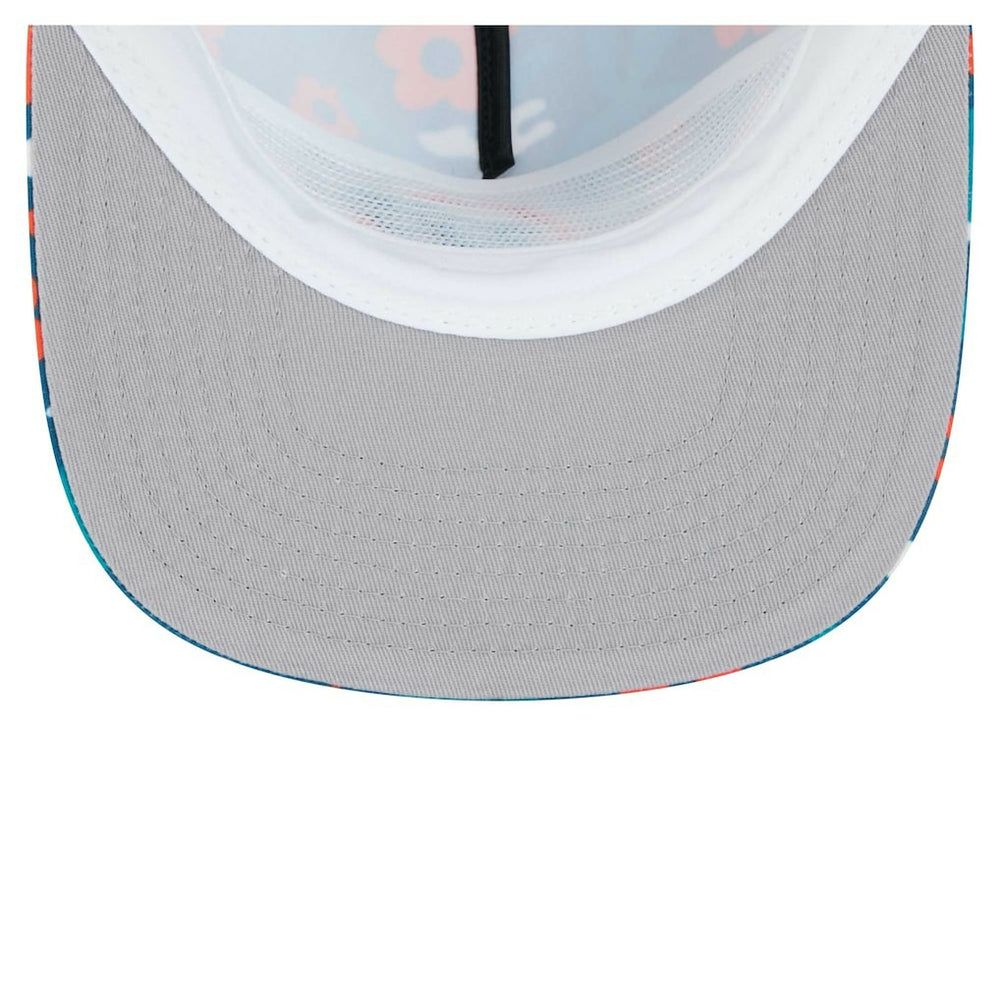 Miami Dolphins New Era Wakey Wakey Golfer Snapback Hat Aqua