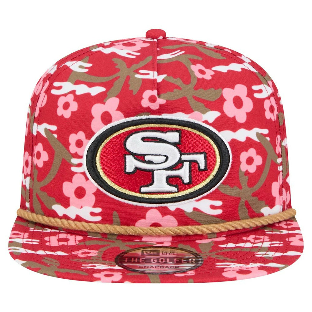 San Francisco 49ers New Era Wakey Wakey Golfer Snapback Hat Scarlet