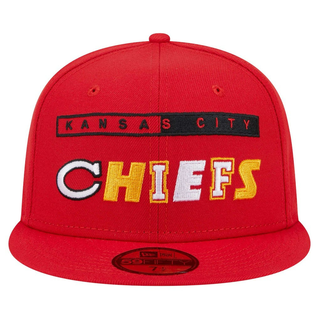 Kansas City Chiefs New Era Ransom 59FIFTY Fitted Hat Red