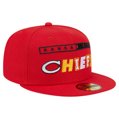 Kansas City Chiefs New Era Ransom 59FIFTY Fitted Hat Red