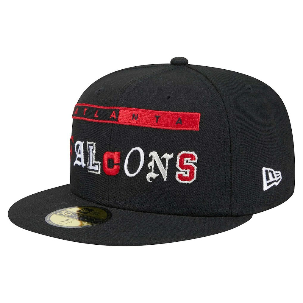 Atlanta Falcons New Era Ransom 59FIFTY Fitted Hat Black