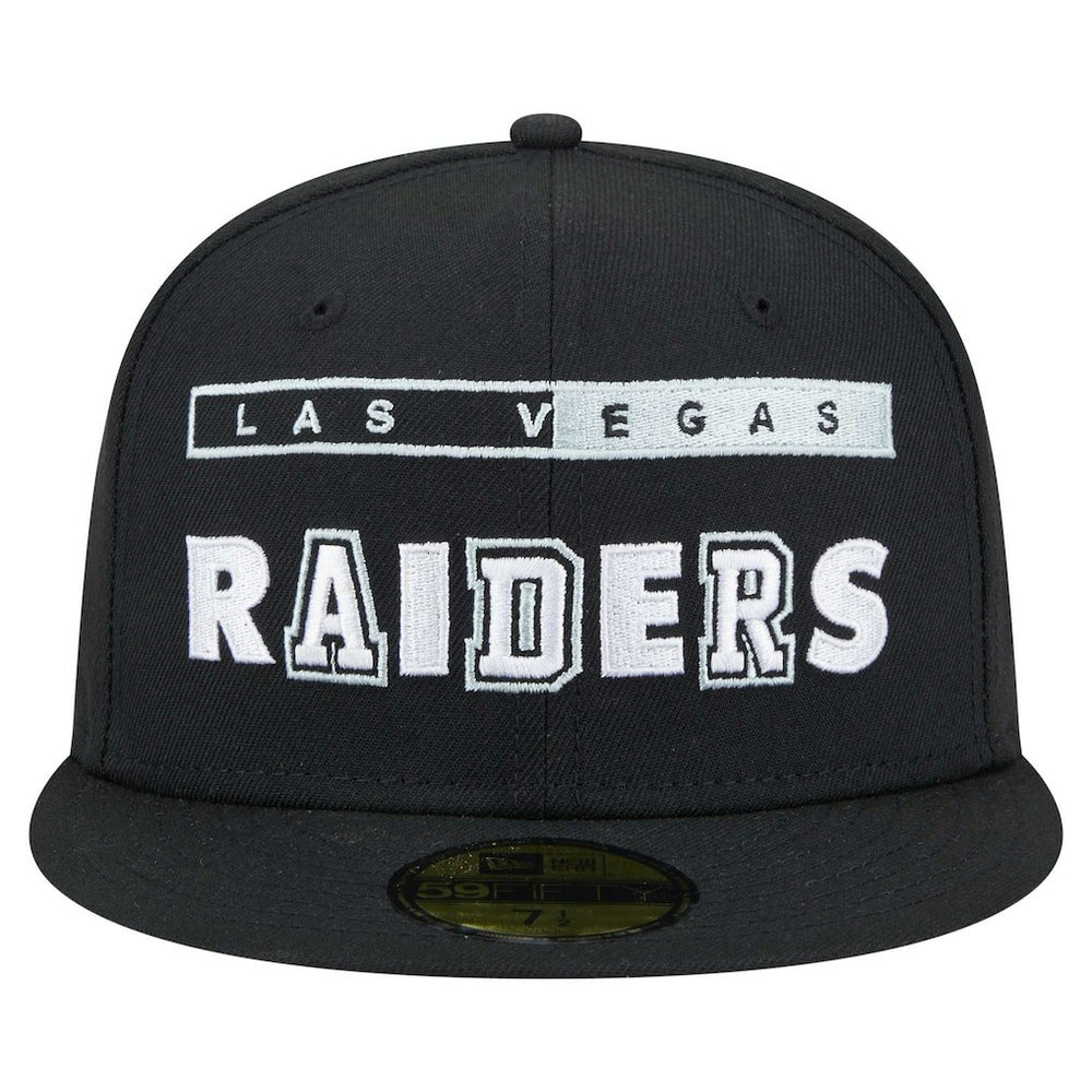 Las Vegas Raiders New Era Ransom 59FIFTY Fitted Hat Black