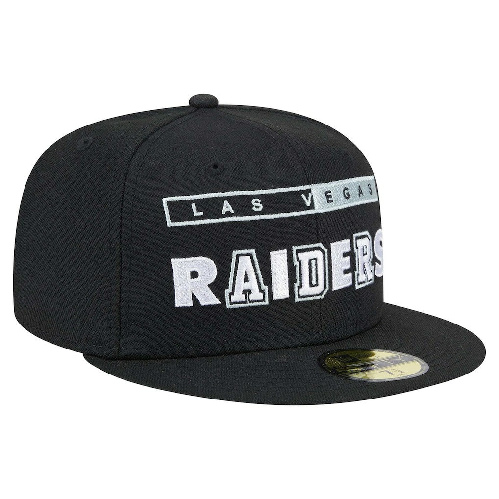 Las Vegas Raiders New Era Ransom 59FIFTY Fitted Hat Black