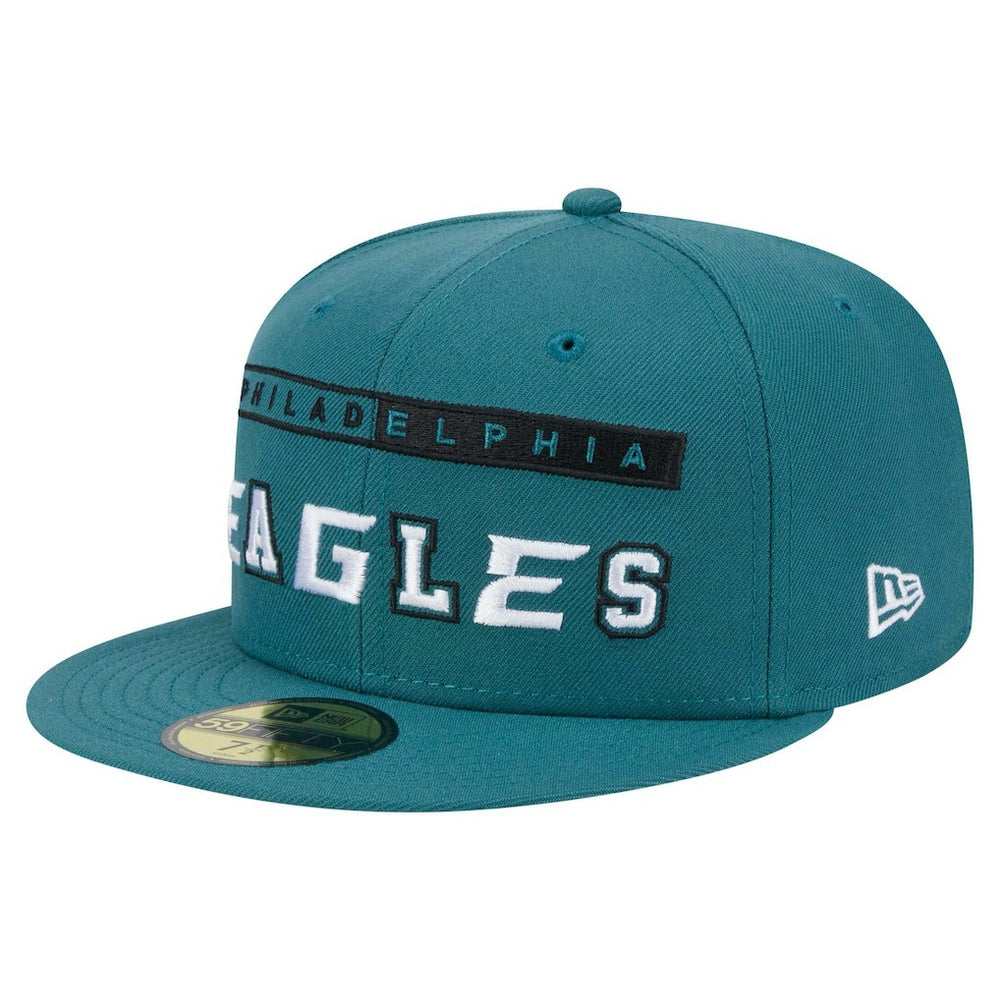 Philadelphia Eagles New Era Ransom 59FIFTY Fitted Hat Midnight Green