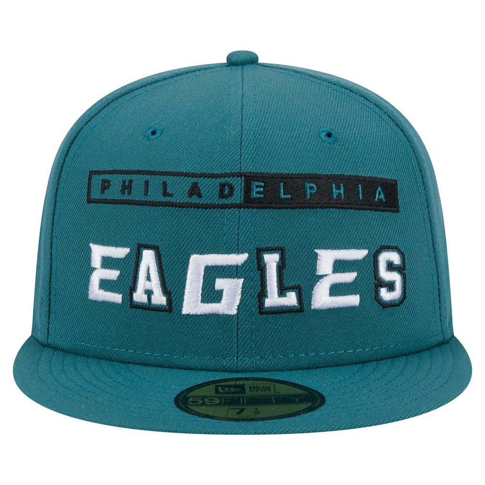 Philadelphia Eagles New Era Ransom 59FIFTY Fitted Hat Midnight Green