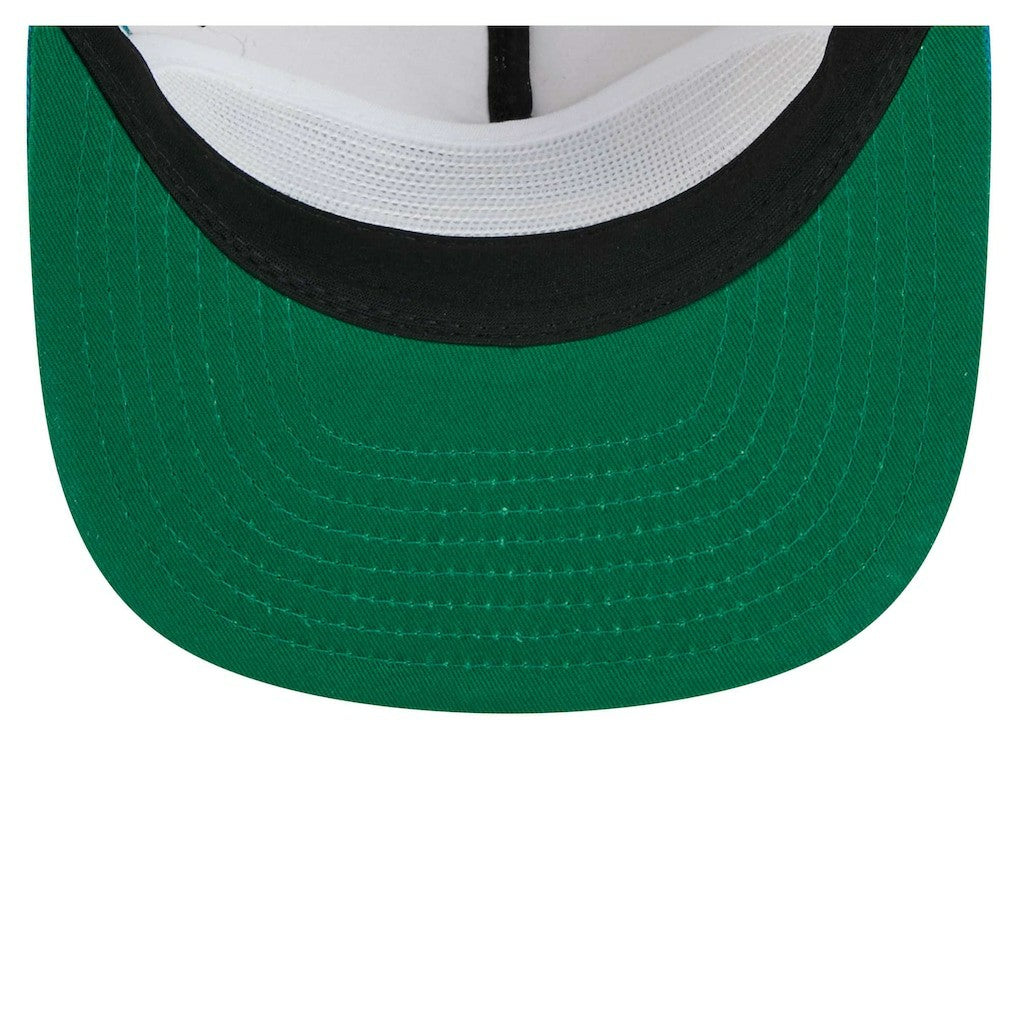 Jacksonville Jaguars New Era Athletic Golfer Snapback Hat Stone/Teal
