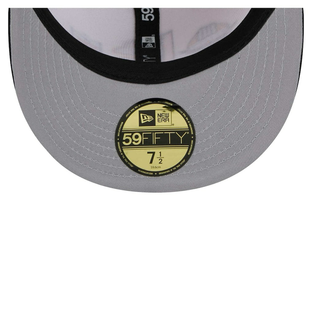 Pittsburgh Steelers New Era Corduroy 59FIFTY Fitted Hat Cream/Black