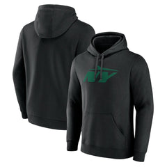 New York Jets Secondary Logo Pullover Hoodie Black