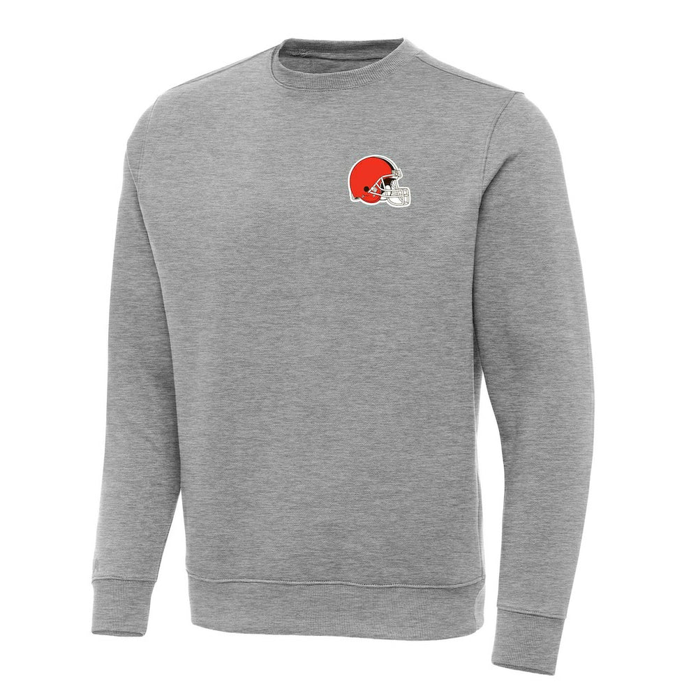 Cleveland Browns Antigua Victory Pullover Sweatshirt Heather Gray