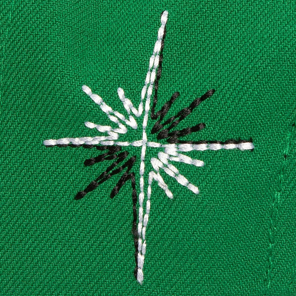 Boston Celtics Starlight Snapback Hat Kelly Green | Mitchell & Ness US