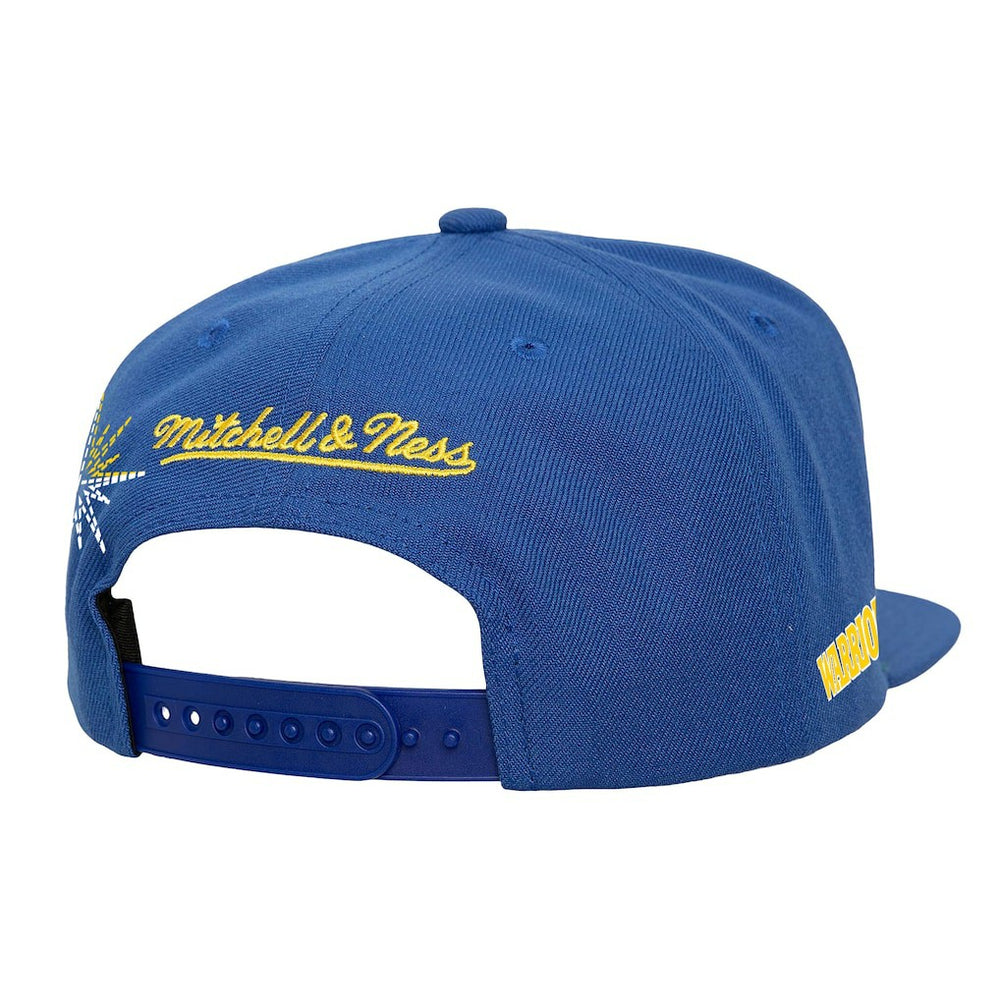 Golden State Warriors Starlight Snapback Hat for sale Royal | Mitchell & Ness for sale
