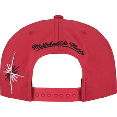 Chicago Bulls Starlight Snapback Hat Red | Mitchell & Ness Lifestyle